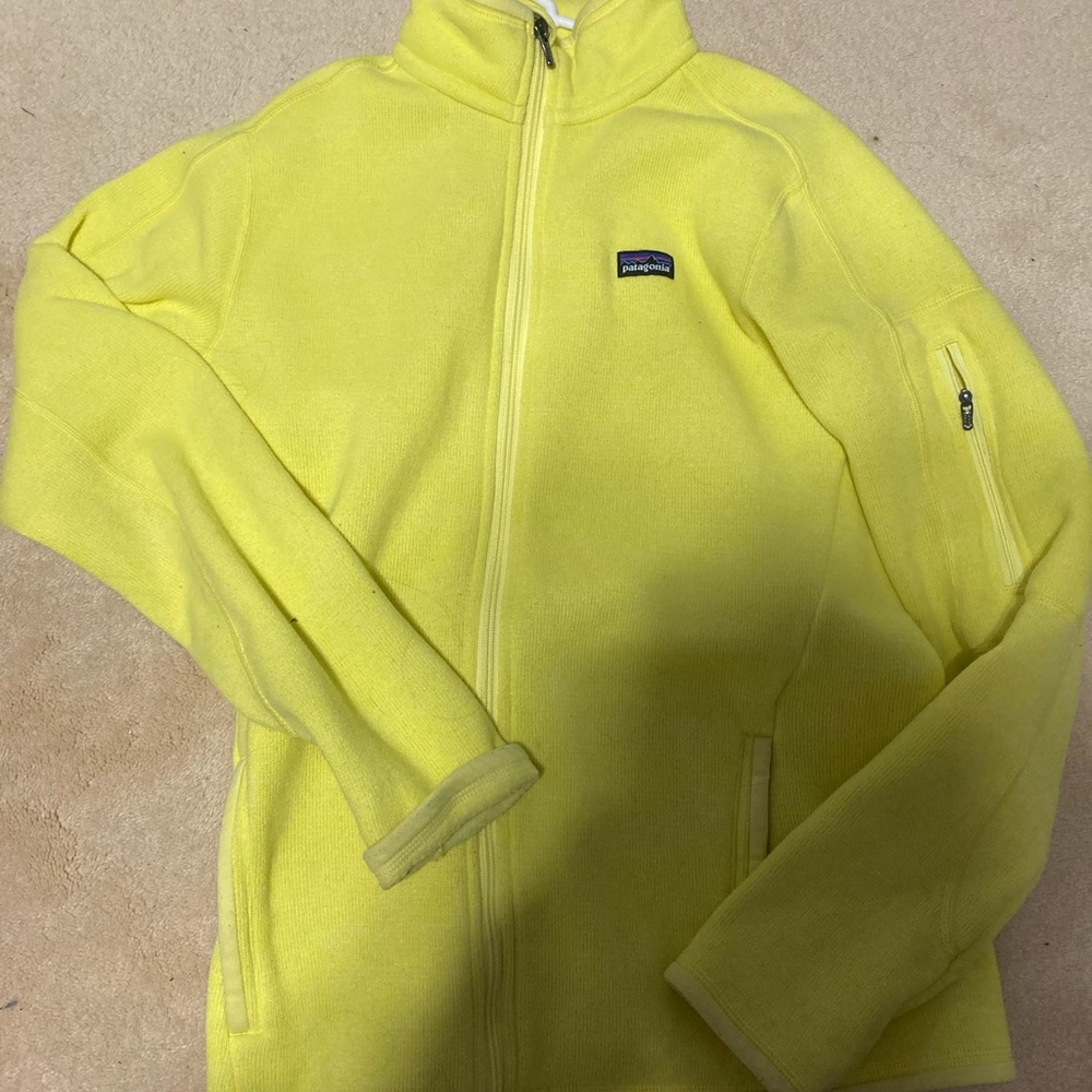 Patagonia women’s zip up better sweater size M